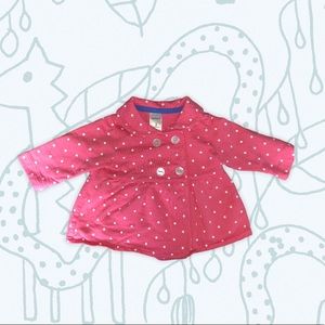 5/$25 Carter’s Pink Polka Dot Coat